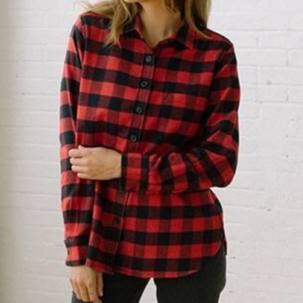 Tradlands Buffalo Check Flannel Button Down Shirt - XXSmall
